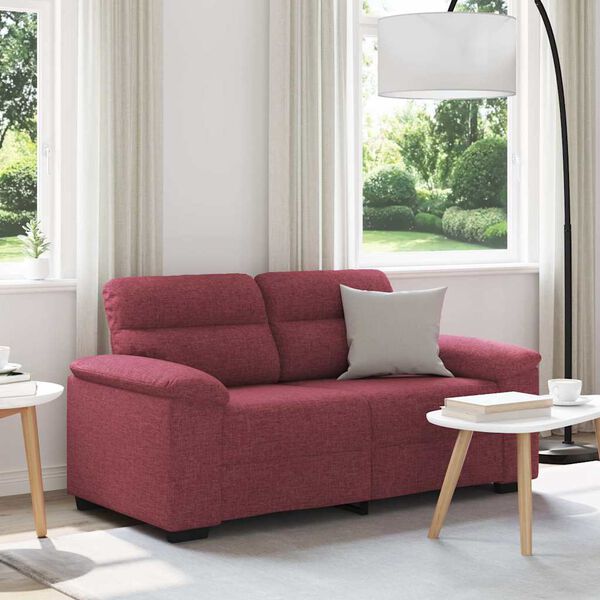 vidaXL 2-personers sofa 160x81x84 cm stof vinr&oslash;d