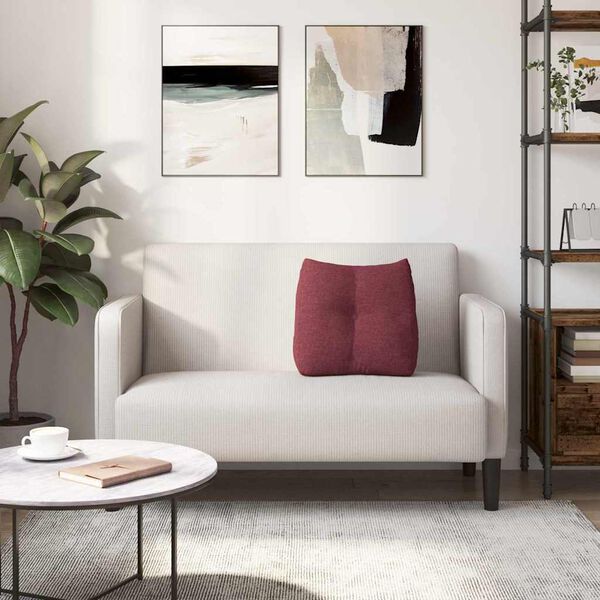 vidaXL Rygpude Vinrød 45 x 24 x 50 cm Stof