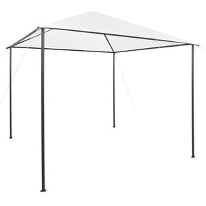 vidaXL havepavillon 3x3x2,9 m 180 g/m&sup2; hvid