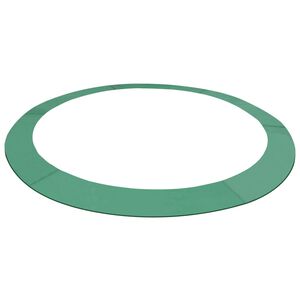vidaXL sikkerhedsm&aring;tte PE til 12 ft/3,66 m rund trampolin gr&oslash;n