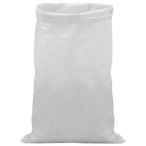 vidaXL Vevde s&aelig;kke 10 stk. Hvid 65 x 115 cm PP