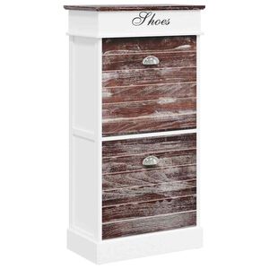 vidaXL skoskab 50 x 28 x 98 cm kejsertr&aelig; brun