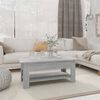 vidaXL sofabord 102x55x42 cm konstrueret tr&aelig; gr&aring; sonoma-eg