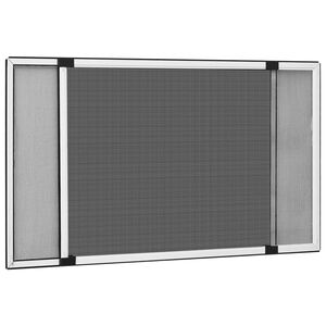 vidaXL udvideligt insektnet til vinduer (100-193)x75 cm hvid