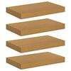 vidaXL V&aelig;ghylde 4 stk. Beige 40 x 23,5 x 3,8 cm Konstrueret tr&aelig;