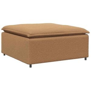 vidaXL modulær sofa fodskammel modul 100x100x48 cm beige