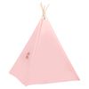 vidaXL tipi til b&oslash;rn 120x120x150 cm med b&aelig;repose polyester pink
