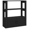 vidaXL sk&aelig;nk 80x30x90 cm konstrueret tr&aelig; sort