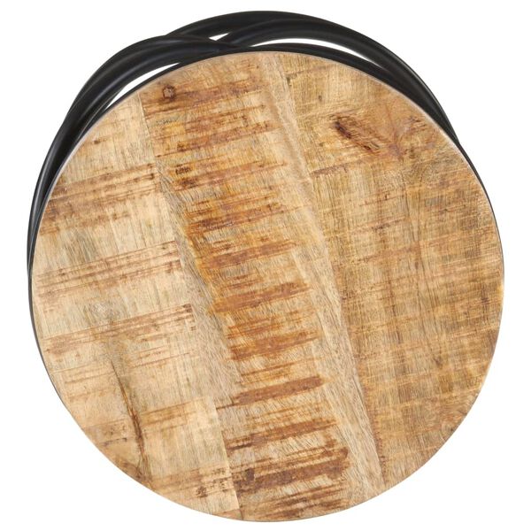 vidaXL endebord 40x40x52 cm massivt ru mangotr&aelig;