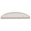 vidaXL selvkl&aelig;bende trappem&aring;tter 15 stk. 56x17x3 cm sisal-look platina