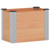 vidaXL H&oslash;jbed Brun 50 x 30 x 36 cm alu.