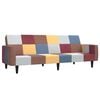 vidaXL 2-personers sovesofa stof