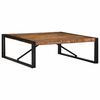 vidaXL sofabord 100x100x35 cm massivt genbrugstr&aelig; flerfarvet
