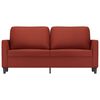 vidaXL 2-personers sofa 140 cm kunstl&aelig;der vinr&oslash;d