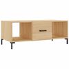 vidaXL sofabord 102x50x40 cm konstrueret tr&aelig; sonoma-eg