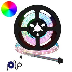vidaXL LED Strip 2 stk. Sort og Gennemsigtig Kobber og plastik