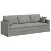 vidaXL Sofa 2 pcs Lysegr&aring; 228 x 78 x 80 cm Fl&oslash;jl
