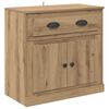 vidaXL Highboard Artisan Egetr&aelig; 70 x 35,5 x 67,5 cm Konstrueret tr&aelig;
