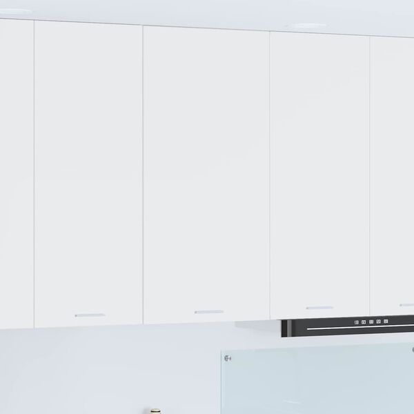 vidaXL H&aelig;ngeskab med opbevaring Hvid 50 x 31 x 100 cm Konstrueret tr&aelig;