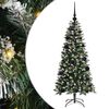vidaXL Kunstigt juletr&aelig; med stativ Gr&oslash;n 120 cm PVC og plastik og st&aring;l