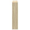 vidaXL bogskab 137,5x29x137,5 cm konstrueret tr&aelig; sonoma-eg