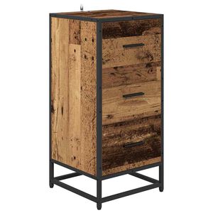 vidaXL Sideboard Gammelt tr&aelig; 35.5 x 35 x 76 cm