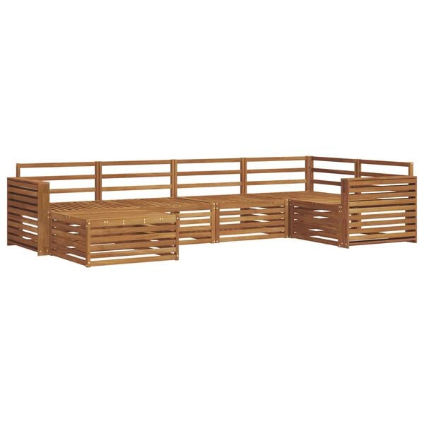 vidaXL Udend&oslash;rs sofagruppe 6 pcs Naturfarvet