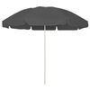 vidaXL strandparasol 240 cm antracitgr&aring;