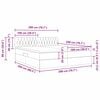 vidaXL Opbevaringsseng med madras M&oslash;rkegr&oslash;n 100 x 200 cm