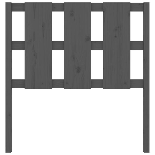 vidaXL sengeg&aelig;rde 105,5x4x100 cm massivt fyrretr&aelig; gr&aring;