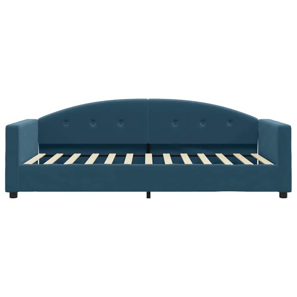 vidaXL daybed med madras 90x200 cm velour bl&aring;