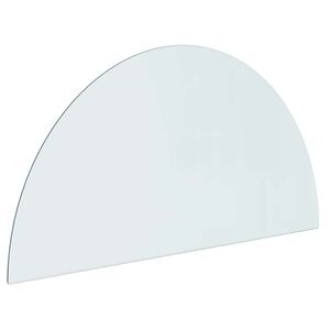 vidaXL Pejs glasplade Transparent 1000 x 500 mm Glas