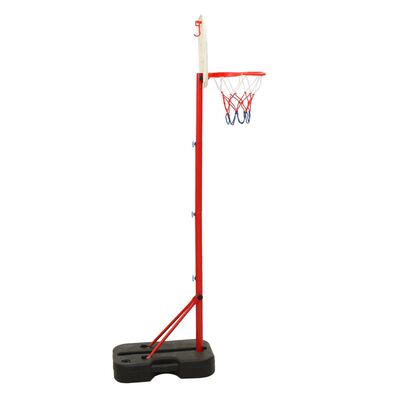 vidaXL bærbart basketballsæt justerbart 138,5-166 cm