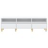 vidaXL tv-bord 150x30x44,5 cm konstrueret træ hvid
