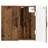 vidaXL Dartboard Skab HAARLEM Gammelt tr&aelig; 52,5 x 10,5 x 53,5 cm