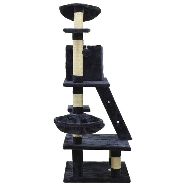 vidaXL kradsetræ med sisalkradsestolper 122 cm blå