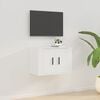 vidaXL v&aelig;gh&aelig;ngt tv-skab 57x34,5x40 cm hvid