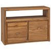 vidaXL sk&aelig;nk 80x30x60 cm massivt teaktr&aelig;