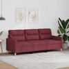 vidaXL 3-personers sofa 180 cm stof vinr&oslash;d