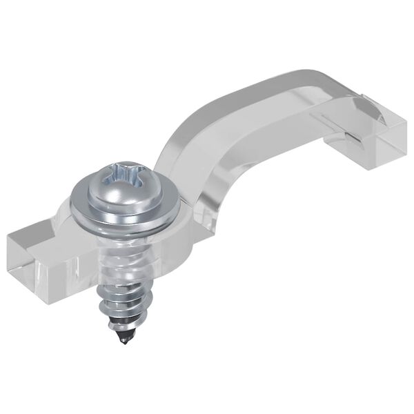 vidaXL LED Strip 2 pcs Sort og Gennemsigtig 5100 mm Kobber og plastik