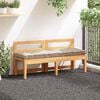 vidaXL hynde til pallesofa 120x40x7 cm bomuld beige