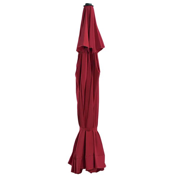 vidaXL udskiftningsdug til parasol 515 cm bordeaux