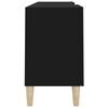 vidaXL tv-bord 150x30x50 cm konstrueret træ sort