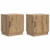 vidaXL Sengebord 2 stk. Artisan-eg 43 x 34,5 x 47 cm Konstrueret tr&aelig;