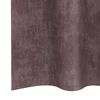 vidaXL Velour Gardiner med gardiner 2 pcs Brun 260 x 140 cm Fl&oslash;jl