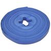 vidaXL flad slange 50 m 1" PVC til transport af vand