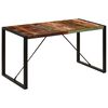 vidaXL spisebord 140x70x75 cm massivt genbrugstr&aelig;