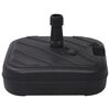 vidaXL parasolfod 24 l sand- eller vandfyld sort