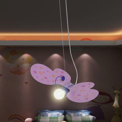 Sommerfuglependel/loftslys/lampe til børneværelset