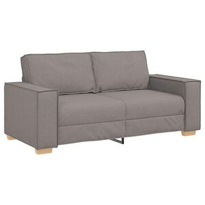 vidaXL 2-personers sofa taupe 180x78x84 cm stof